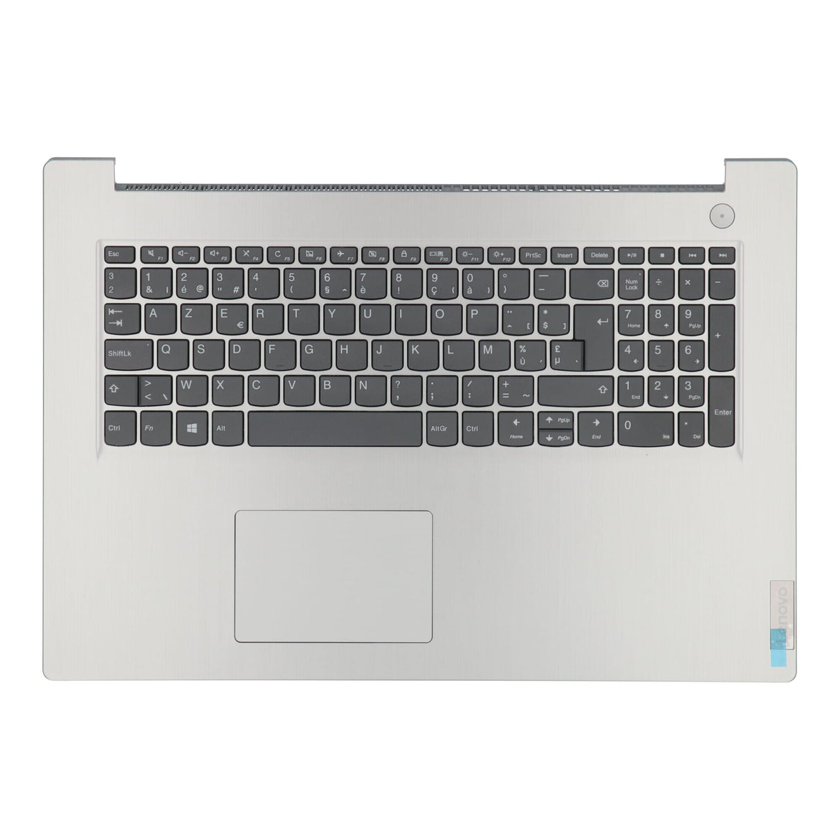 Lenovo bærbar tastatur Azerty Be + Top Cover - Grå