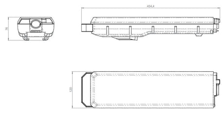 Bosch powerpack 720wh bagage e-bike vision (bes2)