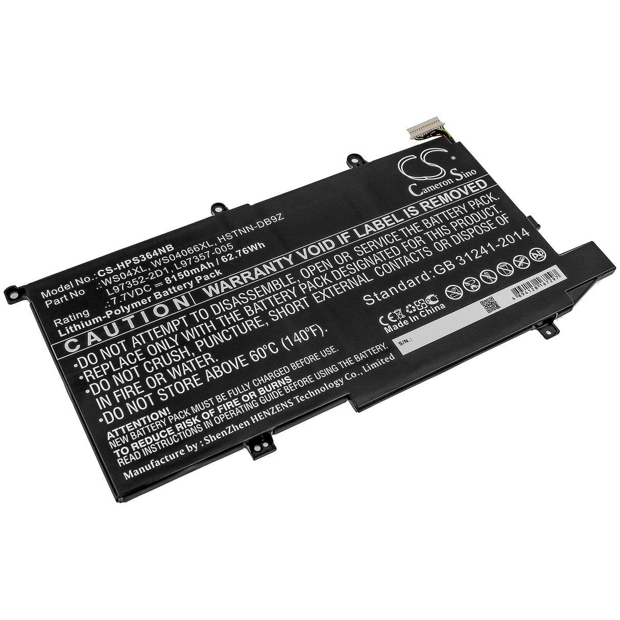 Udskiftningsdele Laptop Batteri 8150mAh