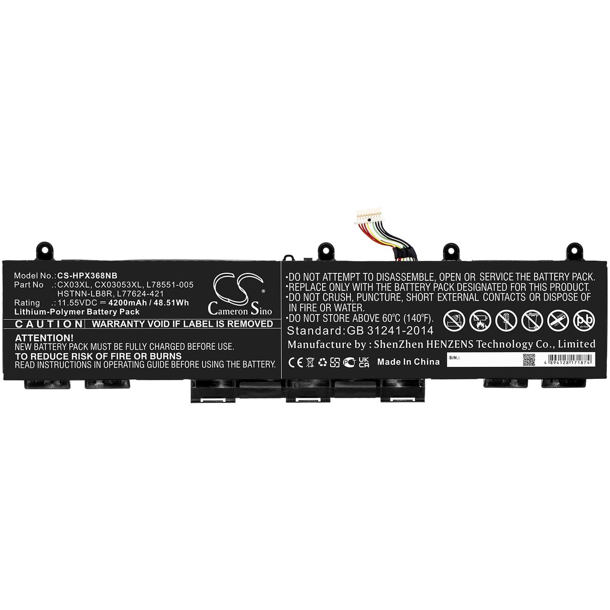 Laptop batteri 4200mah