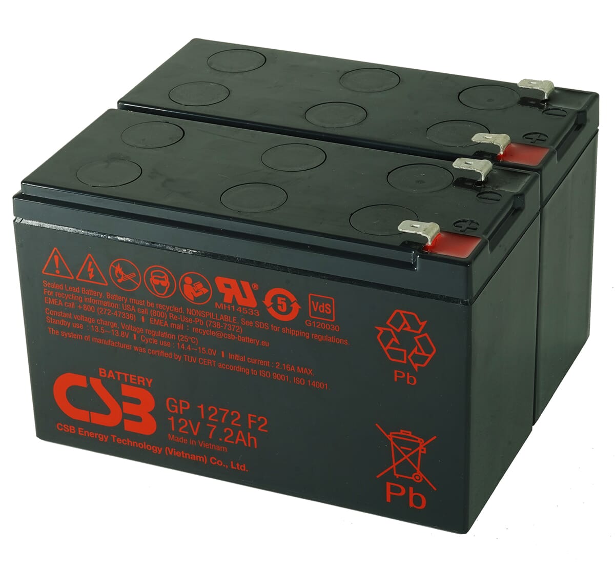 Csb ups batteri udskiftningssæt rbc113