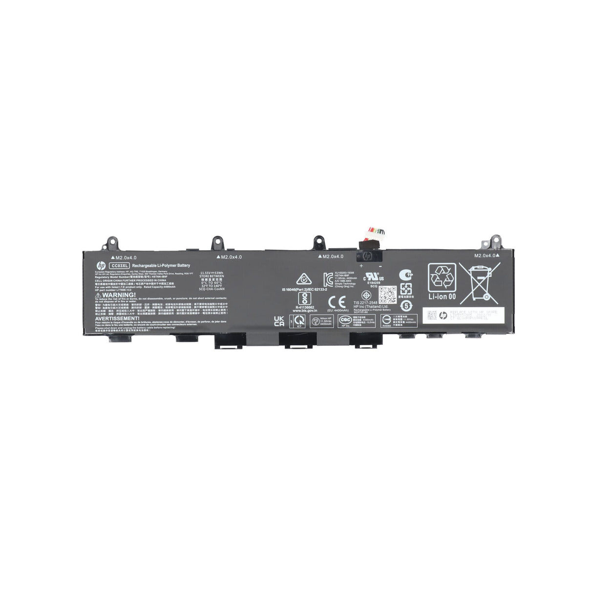 HP bærbar batteri 4400 mAh