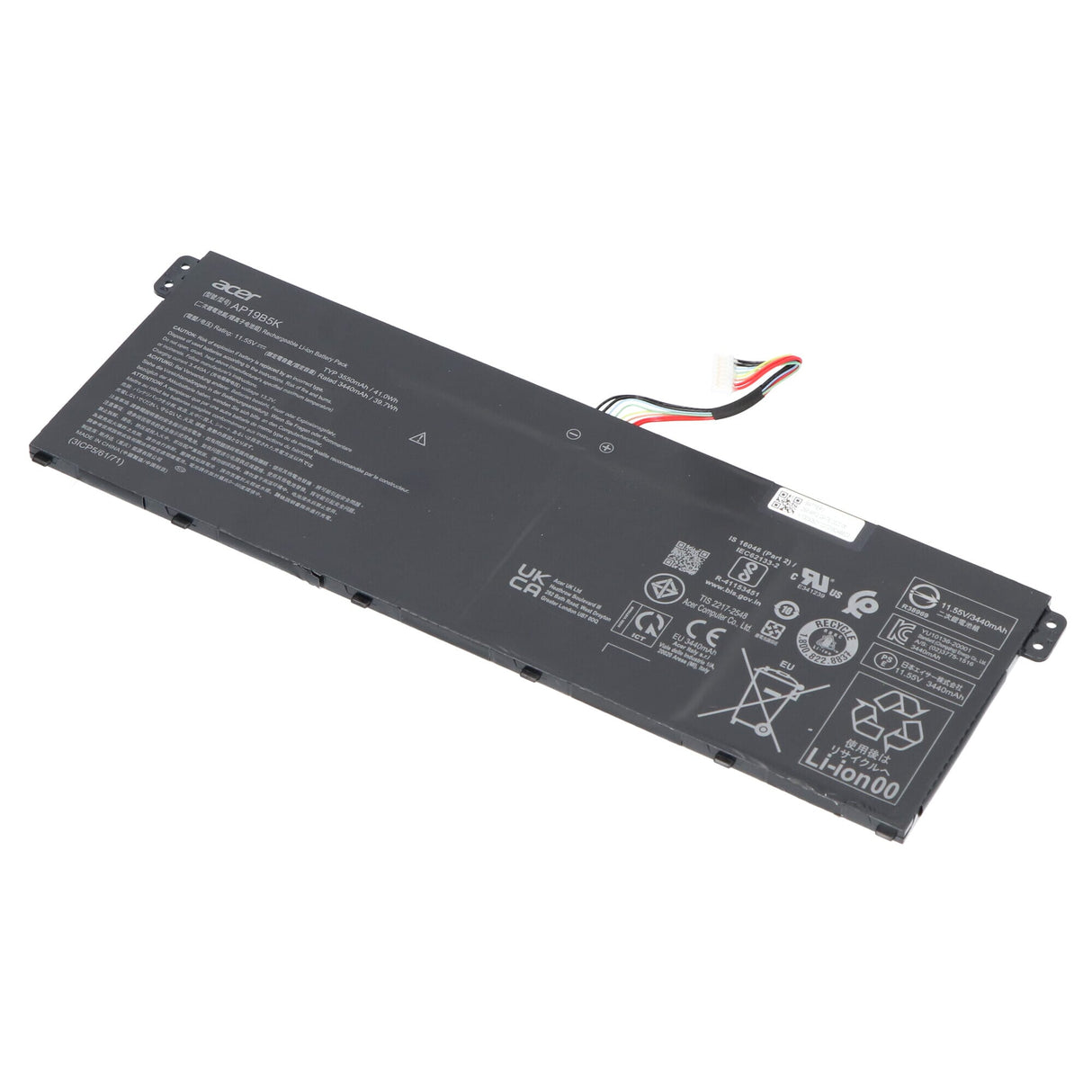 Acer bærbar batteri 3550 mAh