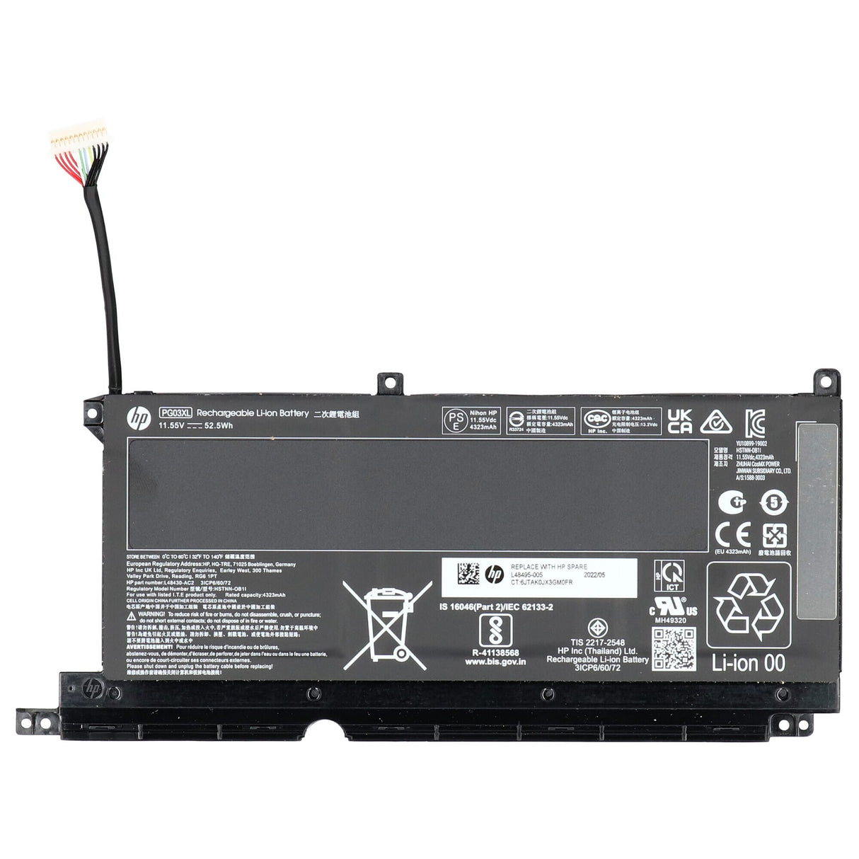 HP bærbar batteri 4323 mAh