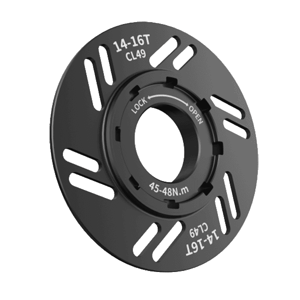 Motinova kæde hjullåsemøtrik MTB - cl=49mm-16t