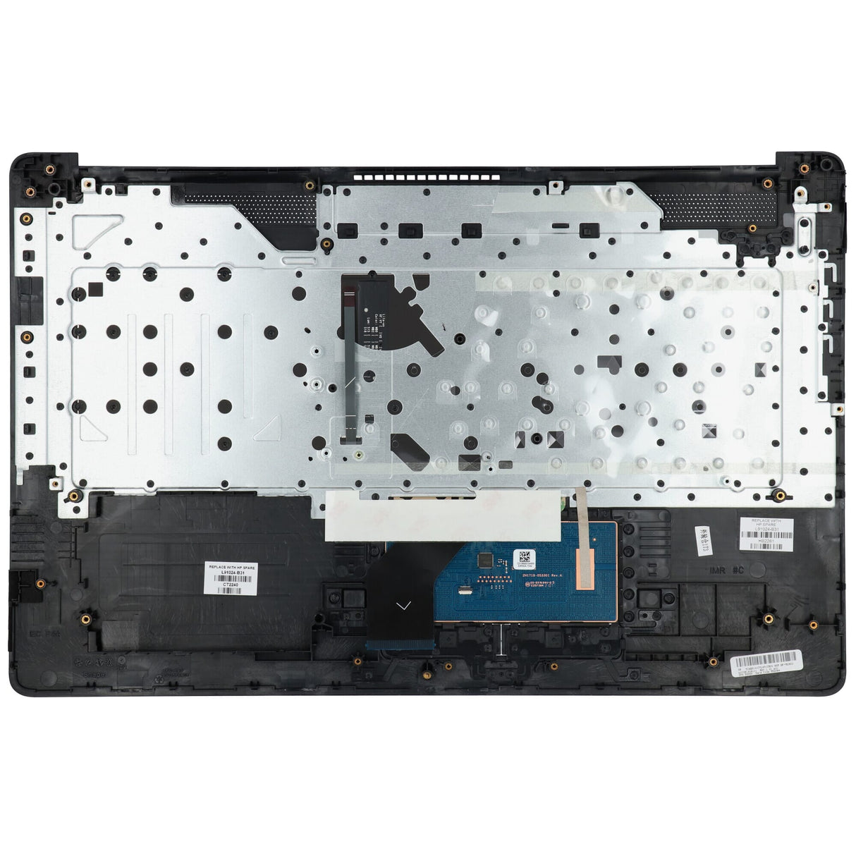 HP Laptop -tastatur QWERTY US + TOP Cover, Backlit (ODD)