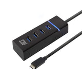 Aktforbindelse USB-C Hub 3.2 med 4 USB-A-porte