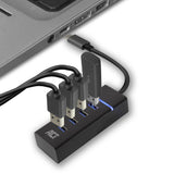 Aktforbindelse USB-C Hub 3.2 med 4 USB-A-porte