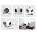 Act Square Socket (PDU) med 3 stikkontakter Type F 1,5 m