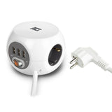 Act Square Socket (PDU) med 3 stikkontakter Type F 1,5 m