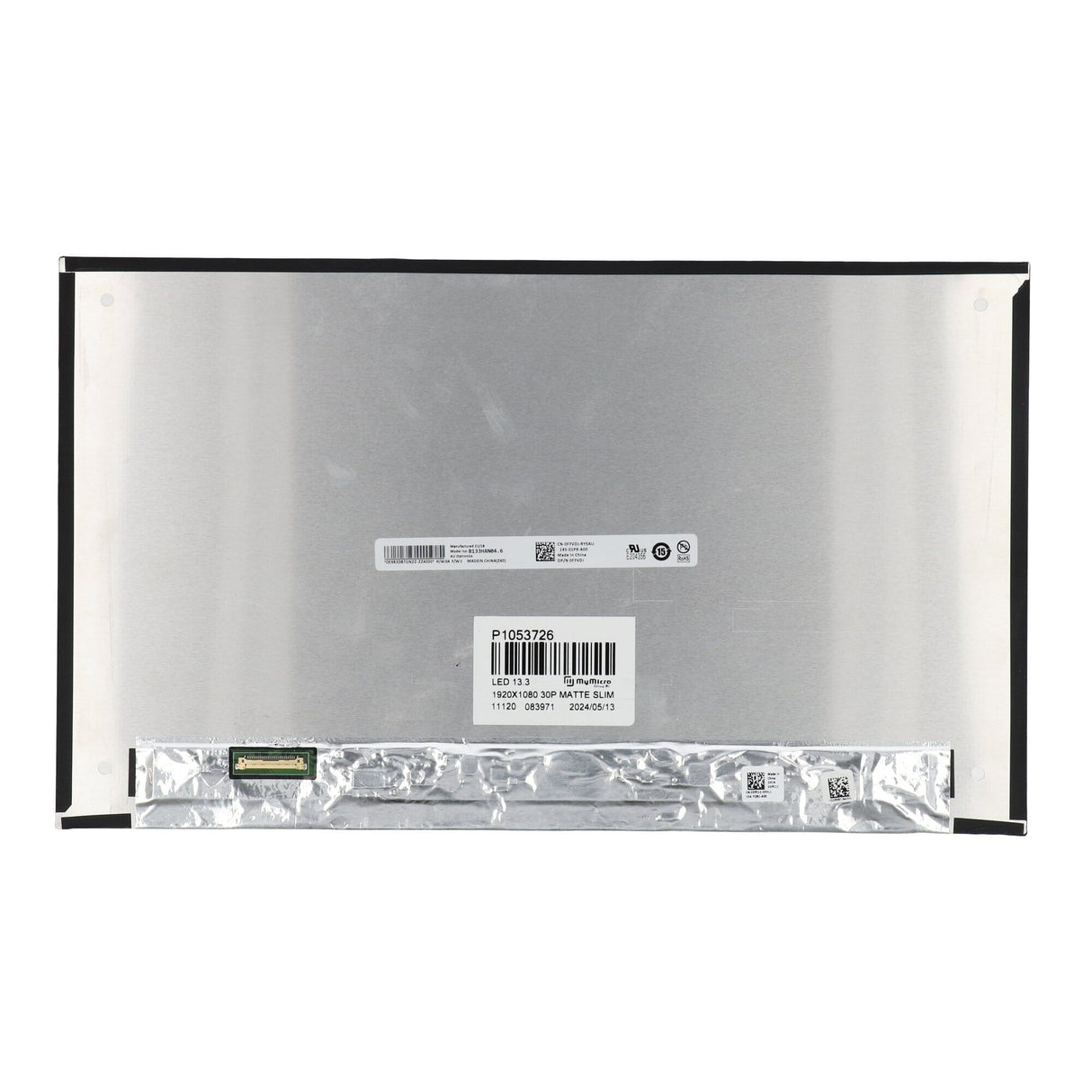 13,3 tommer LCD-skærm 1920x1080 mat 30pin EDP, IPS