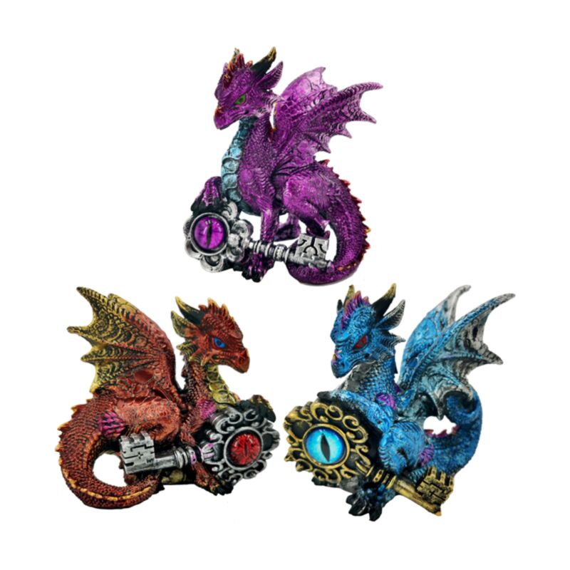 Sæt med 3 dark legends key of power dragon