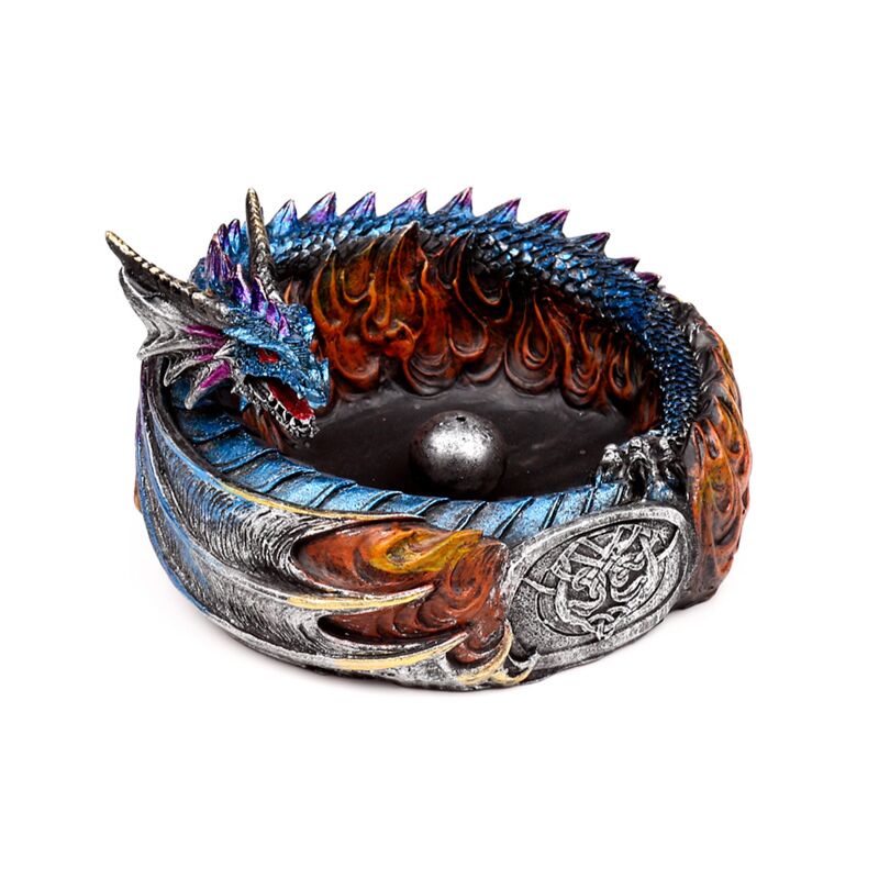 Dark Legends Circle of Fire Dragon røgelsesholder