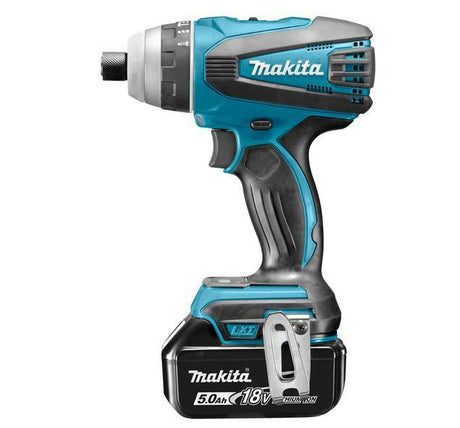 Makita slagschroevendraaier 18v dtp141rtj 150nm 2x5,0ah 6-kt 1 4 4-funkcje