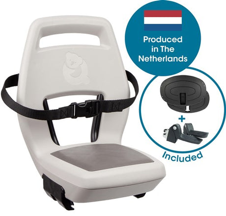 Qibbel bagsæde junior pebble grey q365