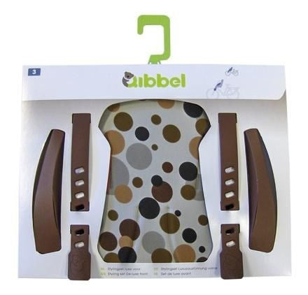 Qibbel stylingsæt luksus bag prikker brun