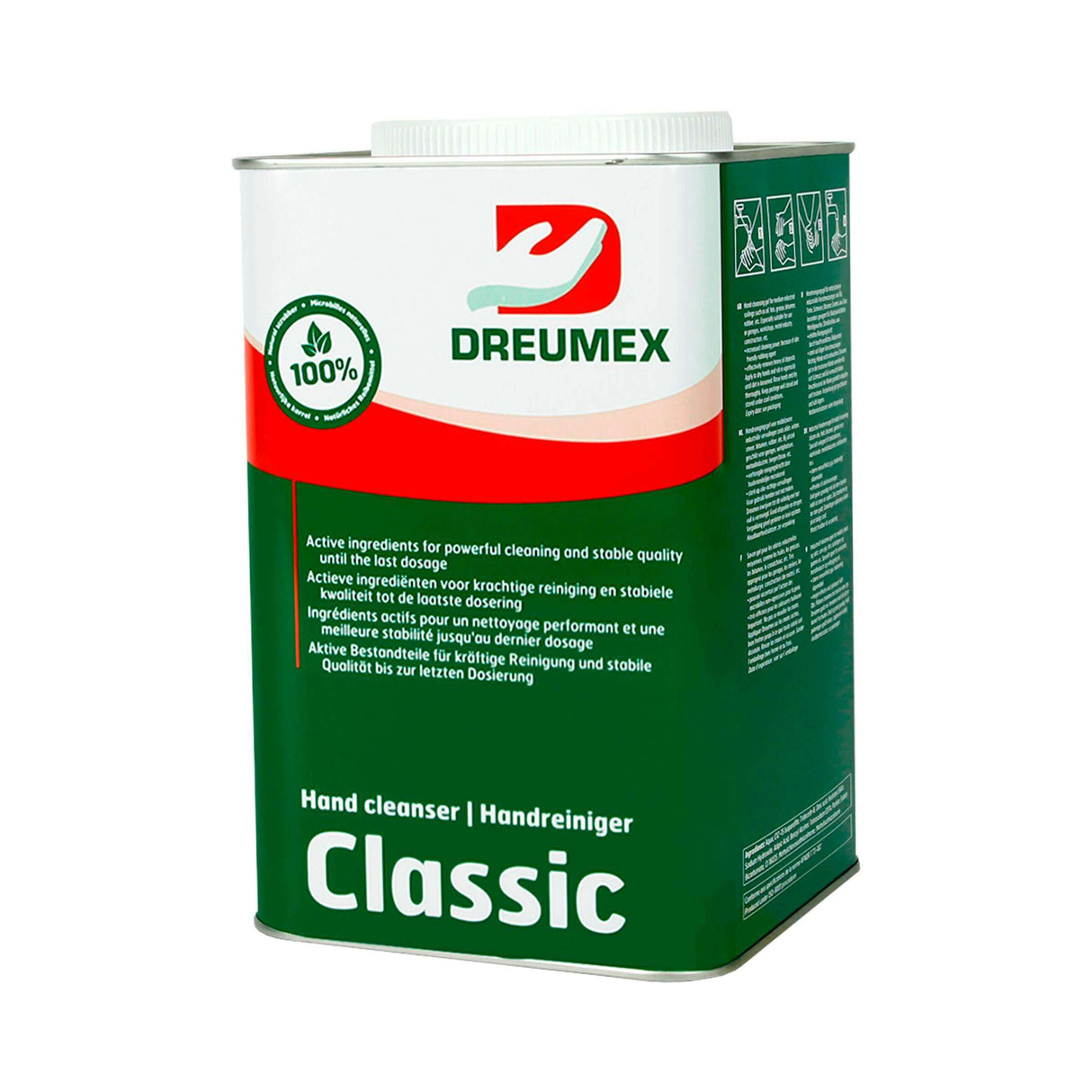 Sæbe dreumex kan rød 4,5 ltr klassiker