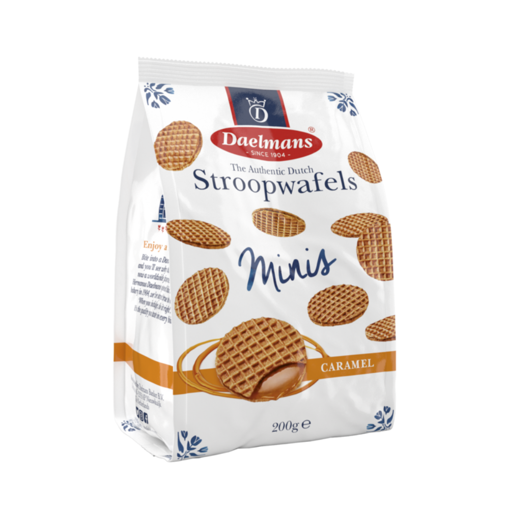 Daelmans mini sirup vafler pose (12x 200 gr)