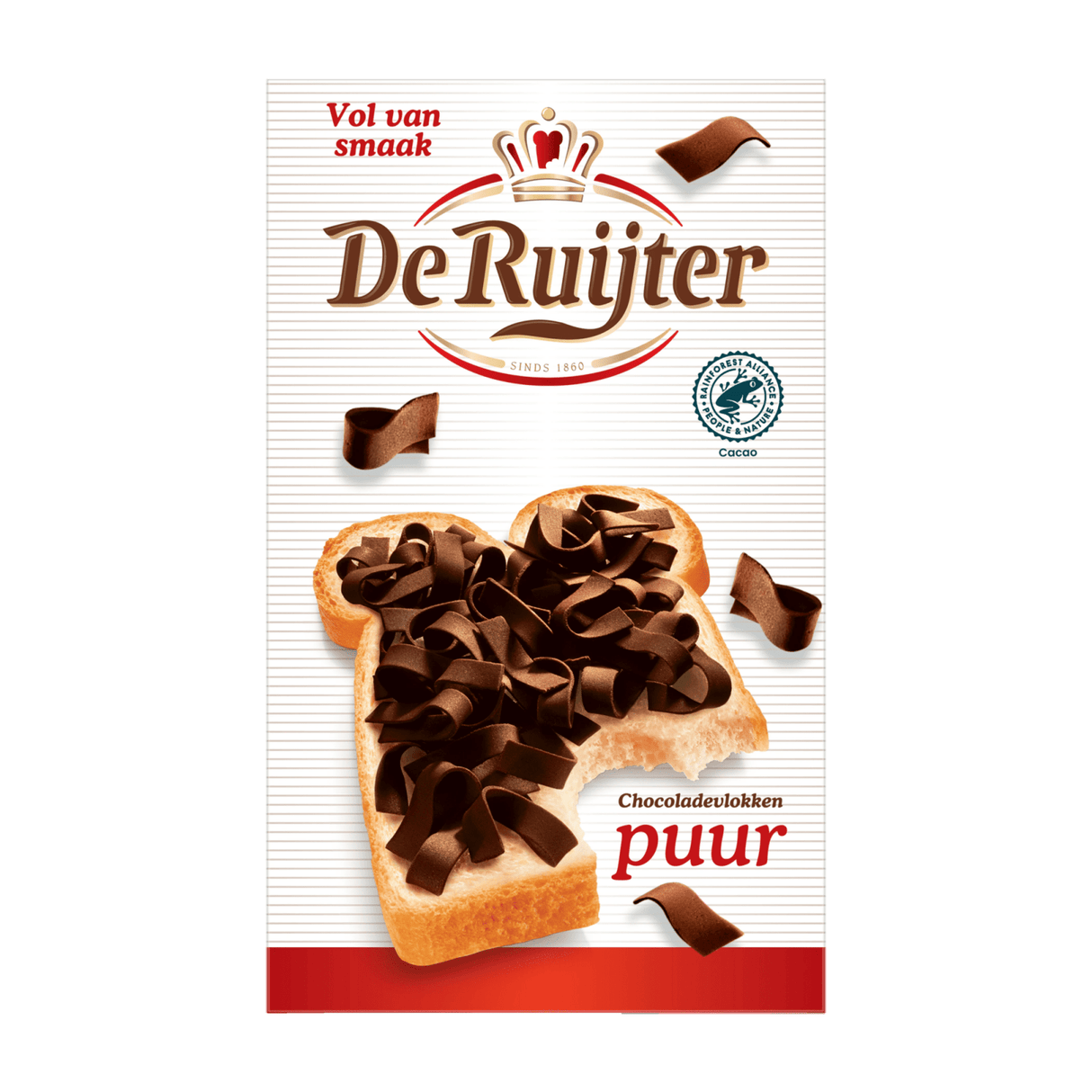 De Ruijter mørk chokoladeflager (16x 200g)