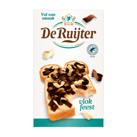 De ruijter flake festival mælk og ren (8x 200g)