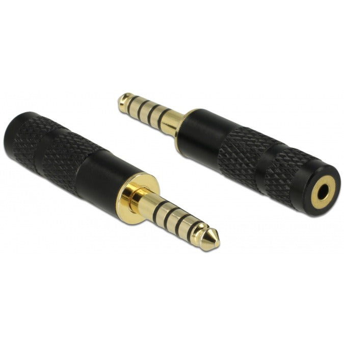 Delock 5-Pin stereo 4,4 mm mandlig jack til 4-polet stereoanlæg