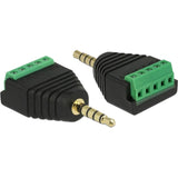 Delock Delock Adapter Stereo Jack Mand 3,5 mm til terminalblok