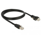Delock RJ45 -stik> RJ45 -stik med skruer Cat.6 SSTP