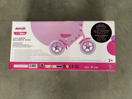 Volare balancecykel stål disney minnie pink