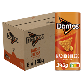 Doritos nacho ost snack boks - chips - 8 x 140 gram