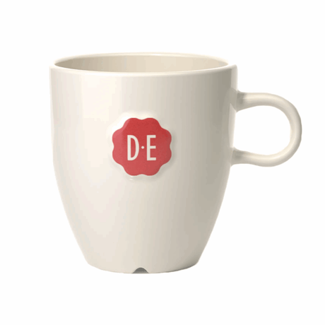 Douwe Egberts lungo kaffekop porcelæn (12x150ml)