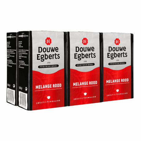 Douwe Egberts melange rødt hurtigfilter (6x 500gr)
