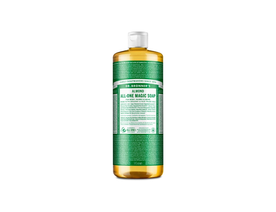 Dr. Bronner's flydende sæbe - ren castilla - mandel - 945 ml