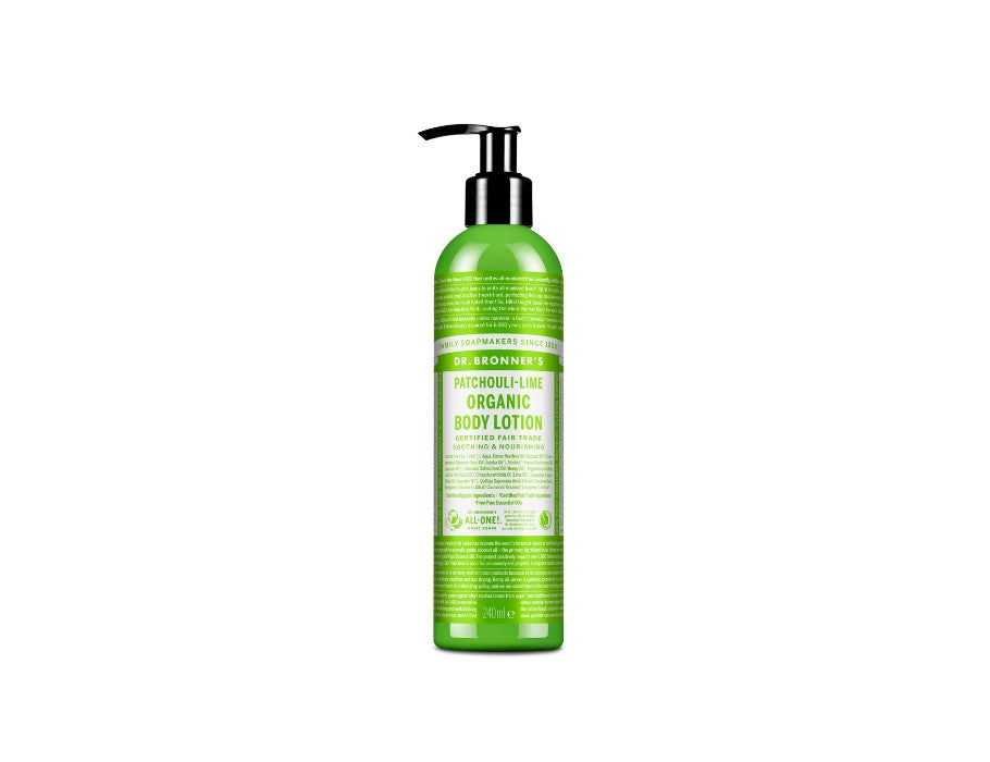 Dr. bronners bodylotion - patchouli lime - 245ml
