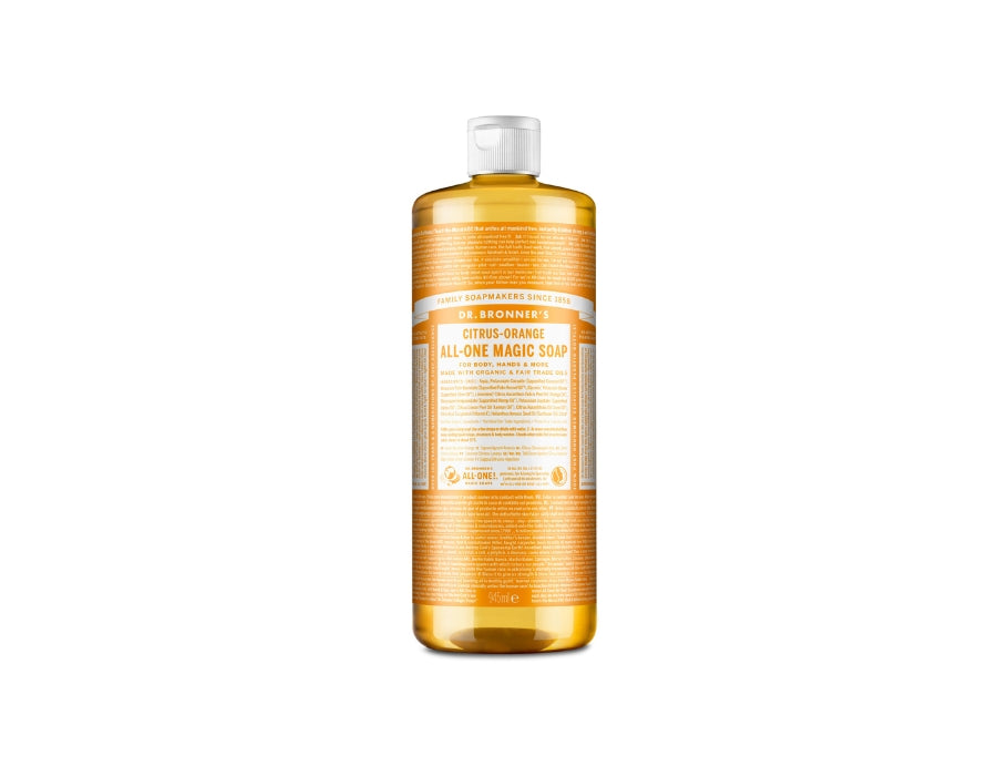 Dr. Bronner's flydende sæbe - ren castilla - citrus - 945 ml
