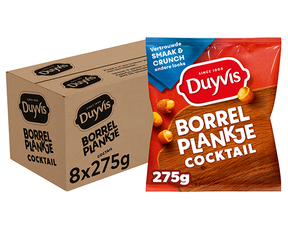 Duyvis snack nødder cocktail (8x 275gr)
