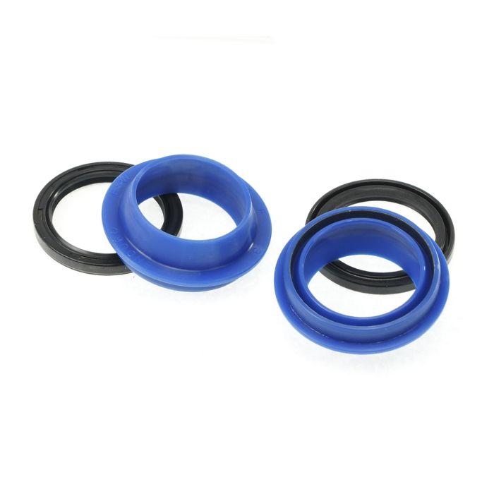 Enduro lejer gaffel tætning manitou - 28,6 mm - skareb, sølv