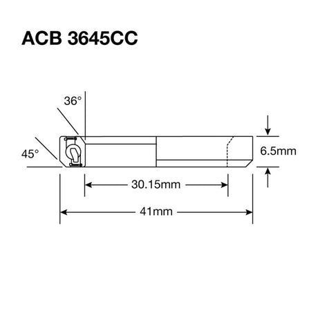 Enduro lejer acb 3645 cc bo - abec 5 - sort oxid (vinkelkontakt) - 30,2x41x6,5 (36x45°)