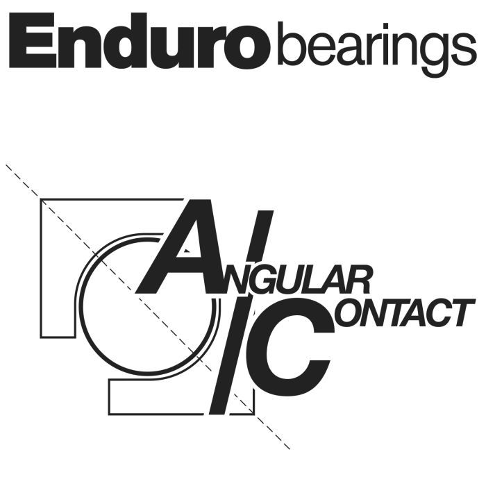 Enduro lejer 71801 llb a5 - abec 5 (vinkelkontakt) - 12x21x5