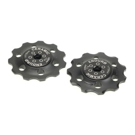 Enduro lejer derailleur remskiver - nul keramik - shimano - 11 gear - sort