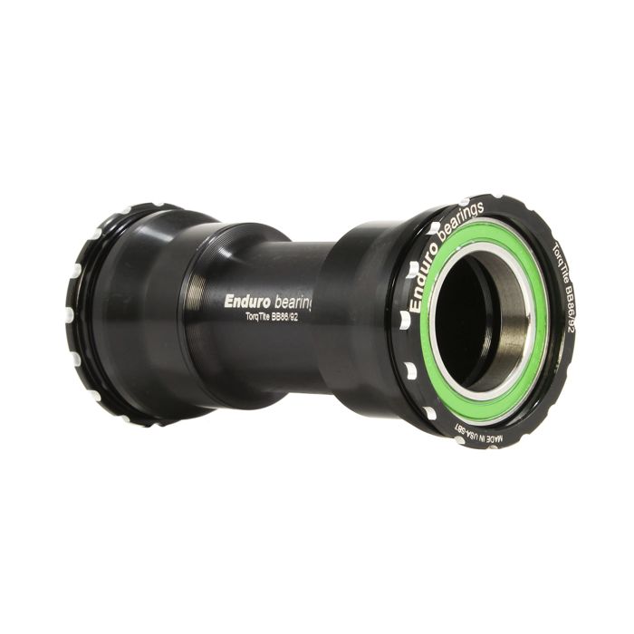 Enduro lejer torqtite bundbeslag - bb86 92 til 24 mm - a c ss - sort