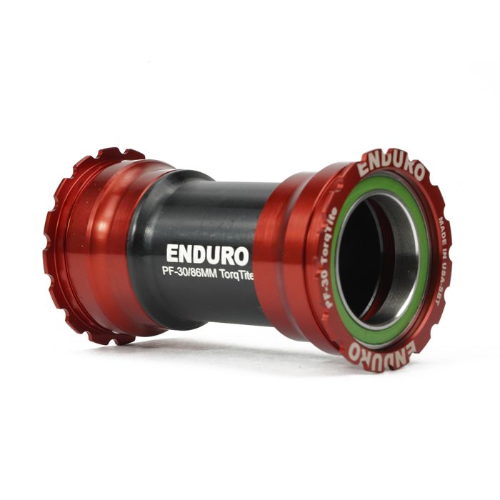 Enduro lejer torqtite bundbeslag - bb386 til 30mm - a c ss - rød