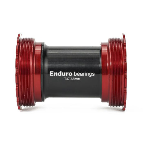 Enduro lejer t47 indvendig bundbeslag til 30 mm (smal) - a c ss - rød