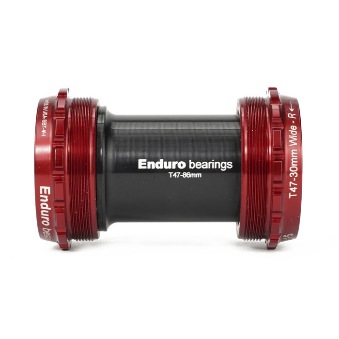 Enduro lejer t47 bundbeslag til 30mm - a c ss - rød