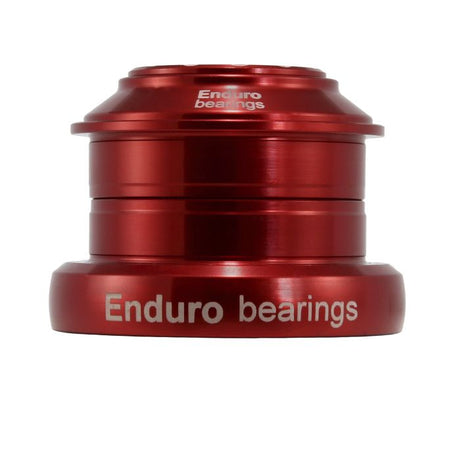 Enduro lejer headset - zero stack ss - rød