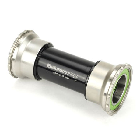 Enduro lejer presse i bundbeslag - bb86 92 til 24 mm - maxhit integreret - 440c - sølv