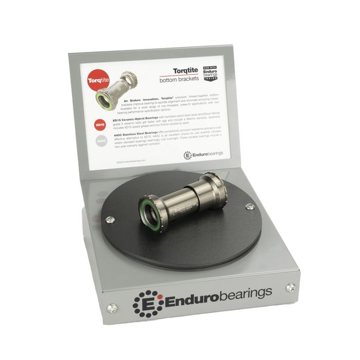 Enduro lejer counter display top cap - torqtite bb