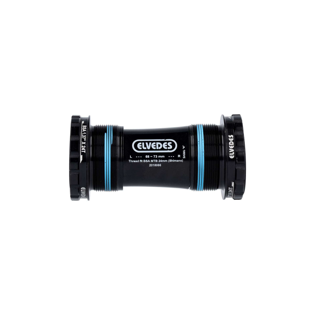 Spilleraksel Elvedes Shimano MTB ATB 24mm sort
