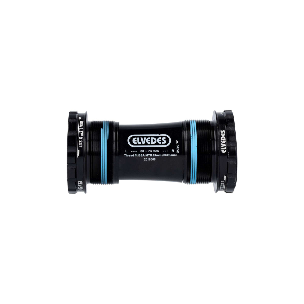 Spilleraksel Elvedes Shimano MTB ATB 24mm sort