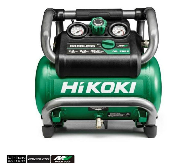Hikoki kompressor 36v ec36da w4z mv bl 9.2bar 7.6l
