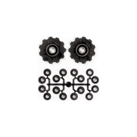 Derailleur Wheels 11 tænder 7-11V Sorte 2 stykker
